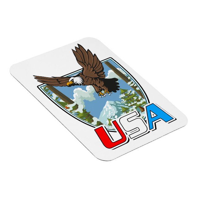 USA Patriot Logo Magnet (Rechte Seite)