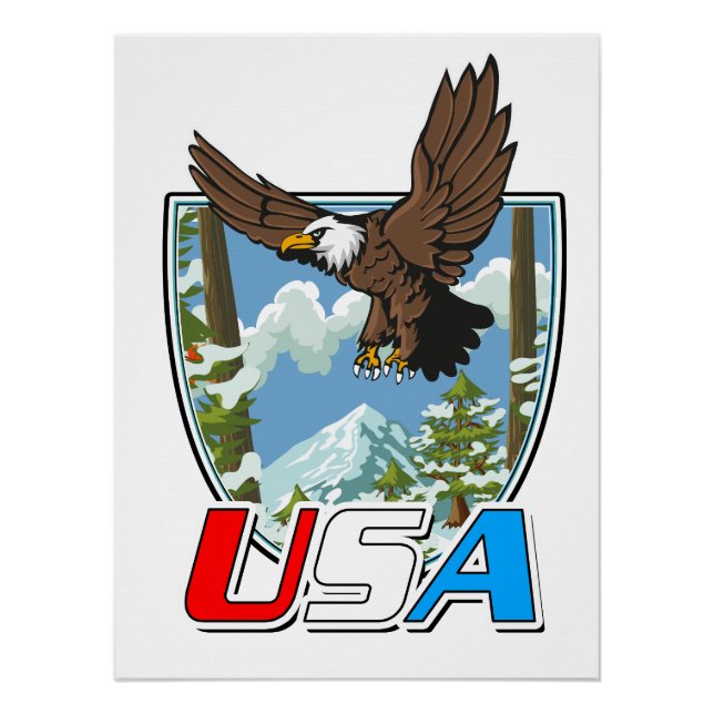 USA Patriot Logo Poster (Vorderseite)