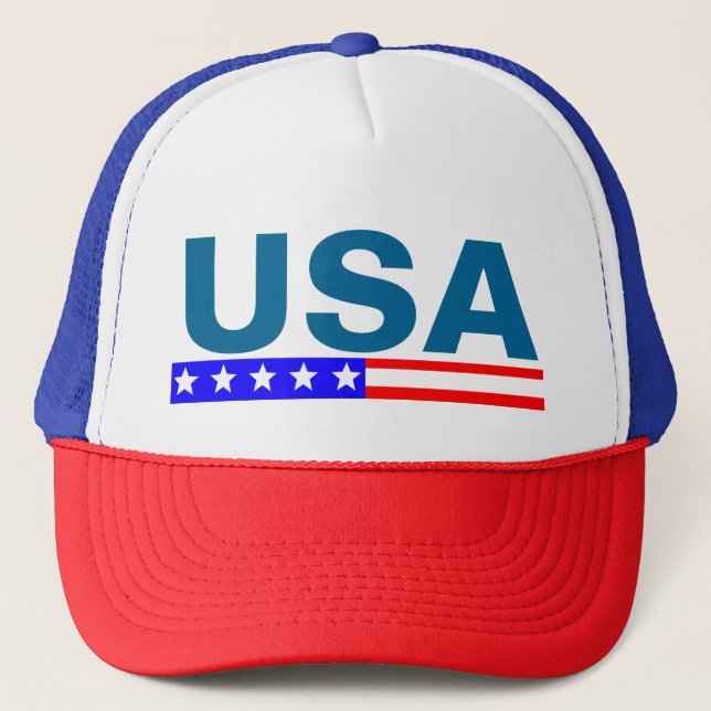 USA-Patriot Truckerkappe (Vorderseite)