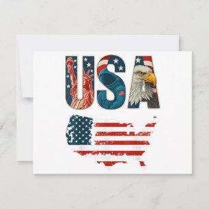 USA Patriotic 4. Juli America Flaggenfreiheit