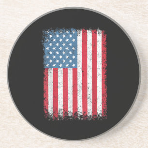 USA Patriotic American Flag for Men Women Kids Boy Getränkeuntersetzer
