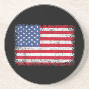 USA Patriotic American Flag for Men Women Kids Boy Getränkeuntersetzer