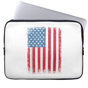 USA Patriotic American Flag for Men Women Kids Boy Laptopschutzhülle