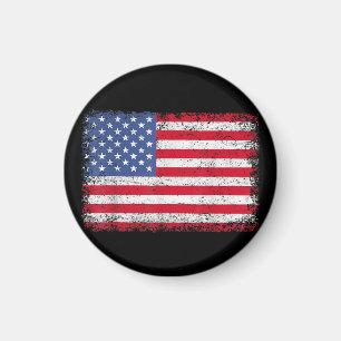 USA Patriotic American Flag for Men Women Kids Boy Magnet