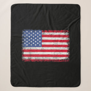USA Patriotic American Flag for Men Women Kids Boy Sherpadecke
