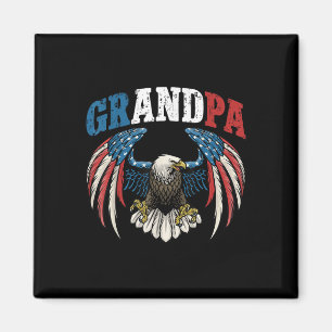 Usa Patriotic Eagle American Flag Amerikanische Un Magnet
