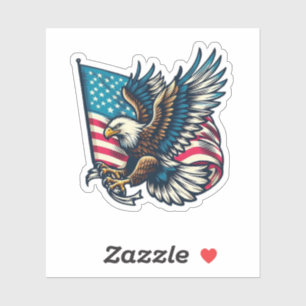 USA Patriotic Eagle Aufkleber