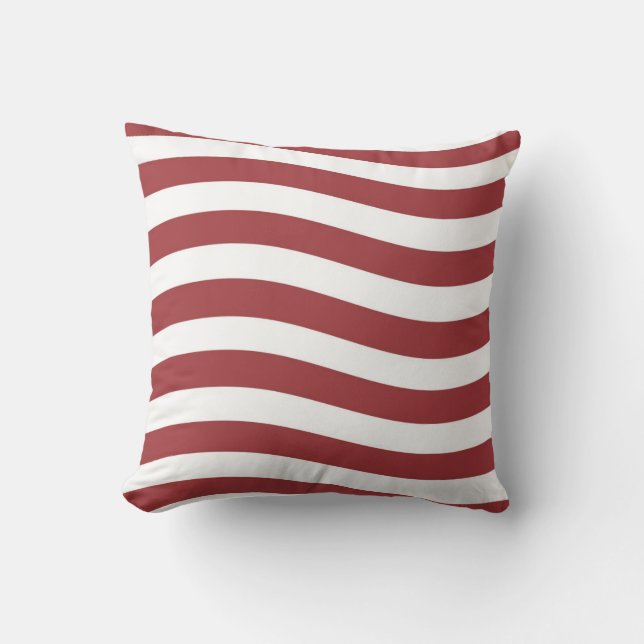 USA PATRIOTIC FLAG STRIPES PILLOW KISSEN (Vorderseite)