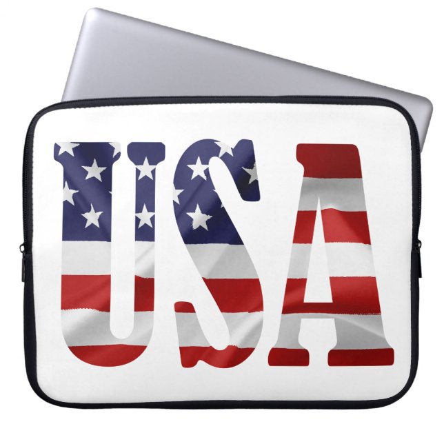 USA Patriotic Laptopschutzhülle (Vorderseite)