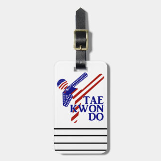USA Patriotic Martial Arts TAEKWONDO Gepäckanhänger
