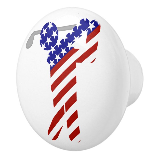 USA Patriotic MEN'S GOLF Keramikknauf (Rechts)