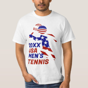 USA Patriotic MEN'S TENNIS T-Shirt