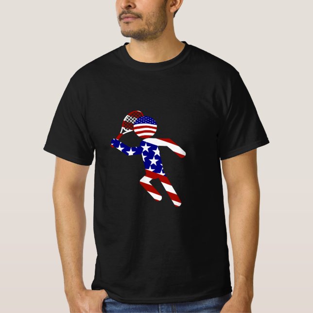 USA Patriotic MEN'S TENNIS T-Shirt (Vorderseite)
