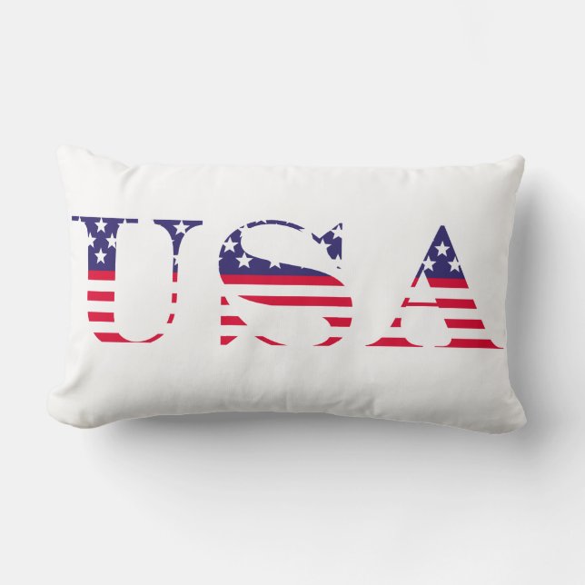 USA Patriotic Pillow Lendenkissen (Vorderseite)