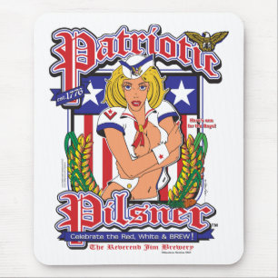 USA/Patriotic Pilsner Mousepad