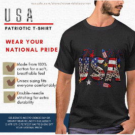 USA Patriotic T - Shirt