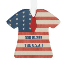 USA Patriotic Ugly Sweater Personalisiert