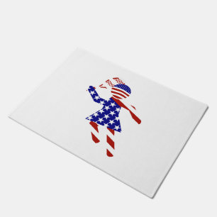 USA Patriotic WOMEN'S TENNIS Fußmatte