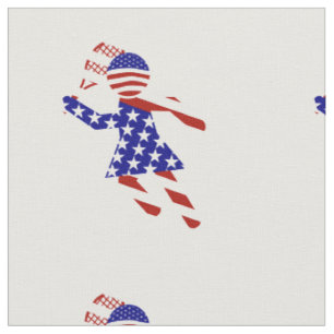 USA Patriotic WOMEN'S TENNIS Stoff