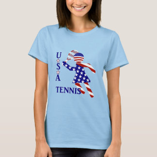 USA Patriotic WOMEN'S TENNIS T-Shirt