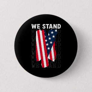 USA patriotisch - amerikanische Flagge Freiheit - Button