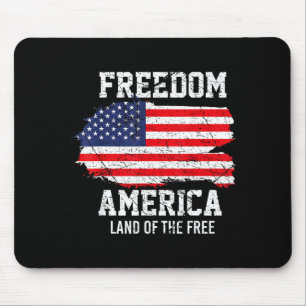 USA patriotisch - amerikanische Flagge Freiheit - Mousepad