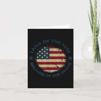 USA Patriotische Amerikanische Flagge 4. Juli Karte