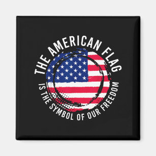 USA Patriotische Amerikanische Flagge Freiheitsdes Magnet