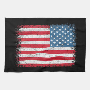 USA Patriotische Amerikanische Flagge Für Männer F Geschirrtuch