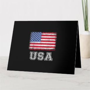 USA Patriotische Amerikanische Flagge Für Männer F Karte