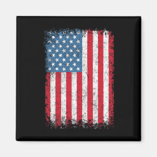 USA Patriotische amerikanische Flagge für Männer F Magnet