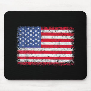USA Patriotische Amerikanische Flagge Für Männer F Mousepad