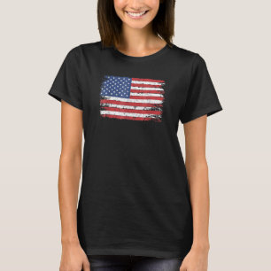 USA Patriotische amerikanische Flagge für Männer F T-Shirt