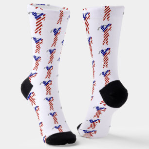 USA PATRIOTISCHE GOLFERINNEN SOCKEN