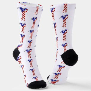 USA Patriotische HERREN GOLF Socken