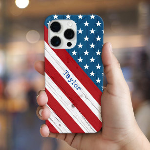 USA Patriotische Rustikale Sterne Streifen amerika Case-Mate iPhone Hülle