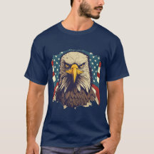 USA Patriotischer Adler Amerikanische Flagge 4. Ju