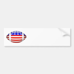 USA Patriotischer Fußball Sport Autoaufkleber