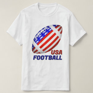 USA Patriotischer Fußball T-Shirt