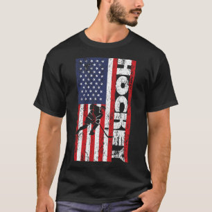 Usa Patriotischer Spieler 4. Juli Amerikanische Fl T-Shirt