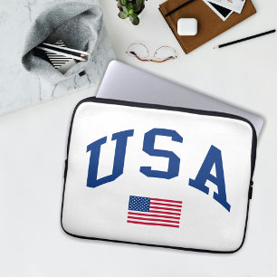 USA Patriotischer Unabhängigkeitstag Amerikanische Laptopschutzhülle