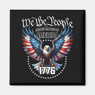 USA patriotisches amerikanisches Flaggenthema Adle Magnet