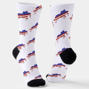 USA Patriotisches Reitsportteam Socken