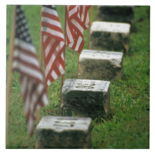 USA, Pennsylvania, Gettysburg. Bürgerkrieg Fliese