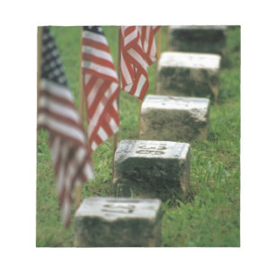 USA, Pennsylvania, Gettysburg. Ziviler Krieg Notizblock
