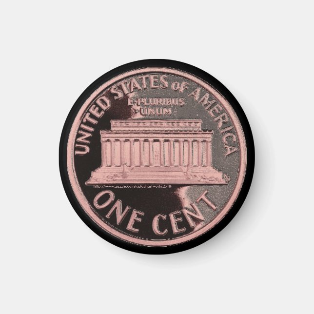 USA Penny magnet von Splashartworks2x (Vorne)