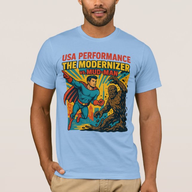 USA Performance Comics T-Shirt (Vorderseite)