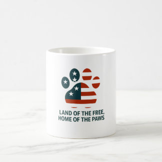 USA Pfotenabdruck Tasse