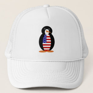USA Pinguin -- Amerikanischer Pinguin Truckerkappe