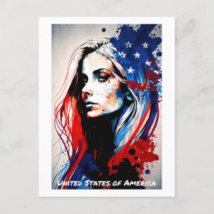 USA Postcard - World of Women Postcard Collection Postkarte